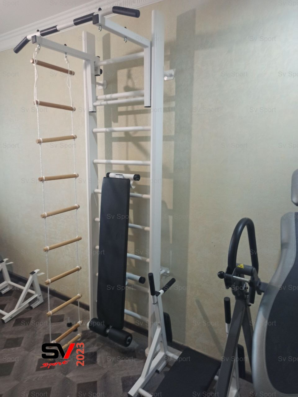 Монтаж шведской стенки Sv Sport в бетонные, кирпичные стены