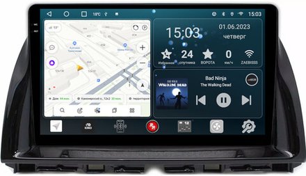 Магнитола для Mazda CX-5 2011-2017 - RedPower 112 Android 10, QLED+2K, ТОП процессор, 6Гб+128Гб, CarPlay, SIM-слот