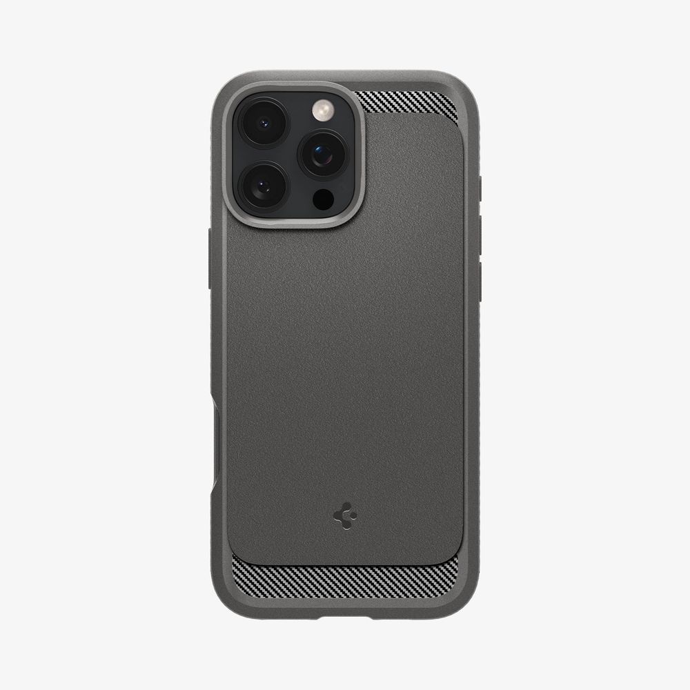 Чехол Spigen Rugged Armor Magsafe, gray - iPhone 16 Pro