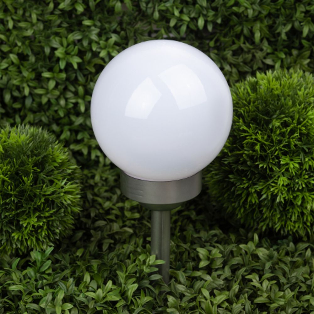 Светильник уличный ЭРА ERASF22-20 Шар на солнечных батареях садовый 15 см