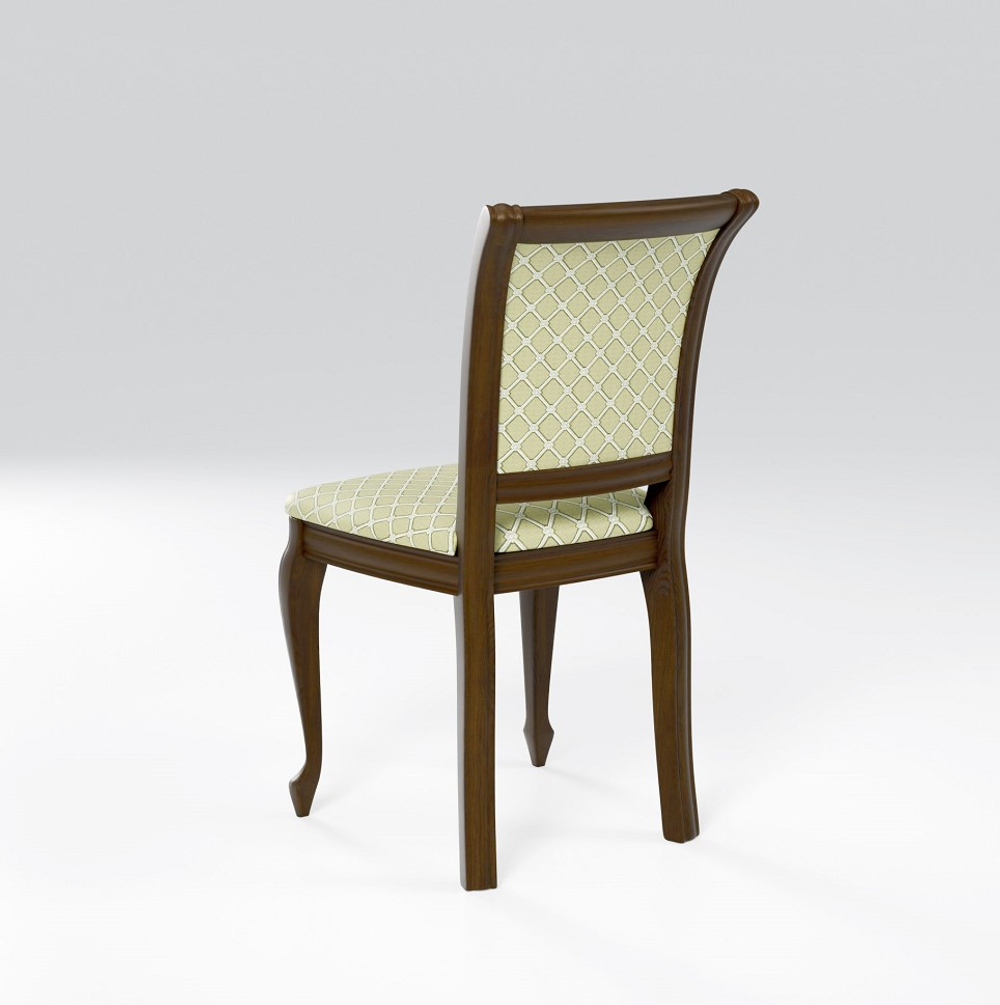 Стул Аврора Кабриоль, Орех тёмный, ткань Призма 37/1