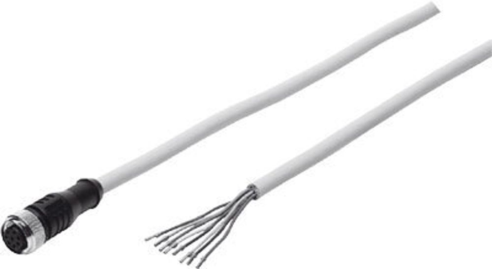 SIM-M12-8GD-5-PU Штекерная розетка с кабелем