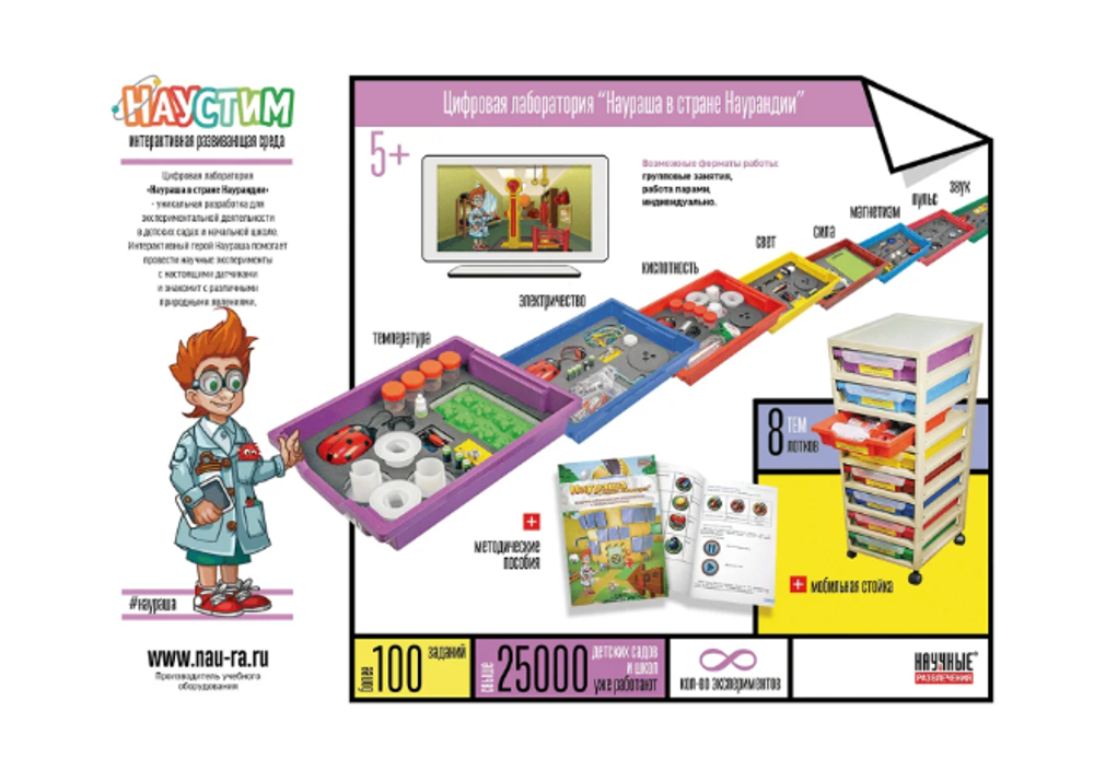 Цифровая лаборатория «Наураша в стране Наурандии» (полная комплектация)