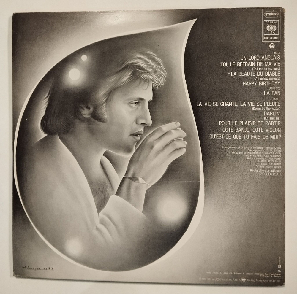 Винтажная виниловая пластинка LP Joe Dassin 15 Ans Deja (France 1978)
