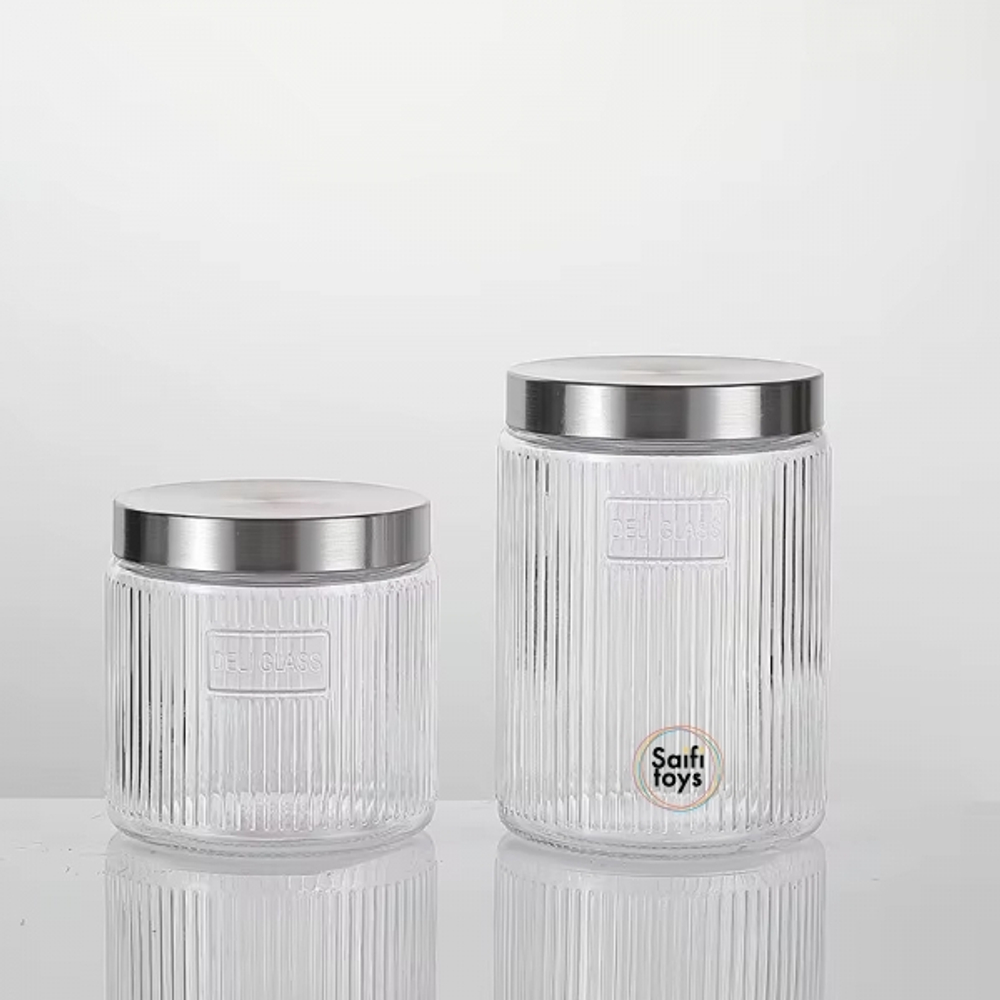 Банка для сыпучих стеклянная JC-7