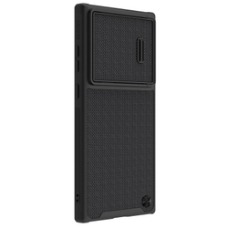 Чехол от Nillkin для Samsung Galaxy S23 Ultra, серия Textured Case S (покрытие нейлонового волокна), полуавтоматическая механизм сдвижной шторки