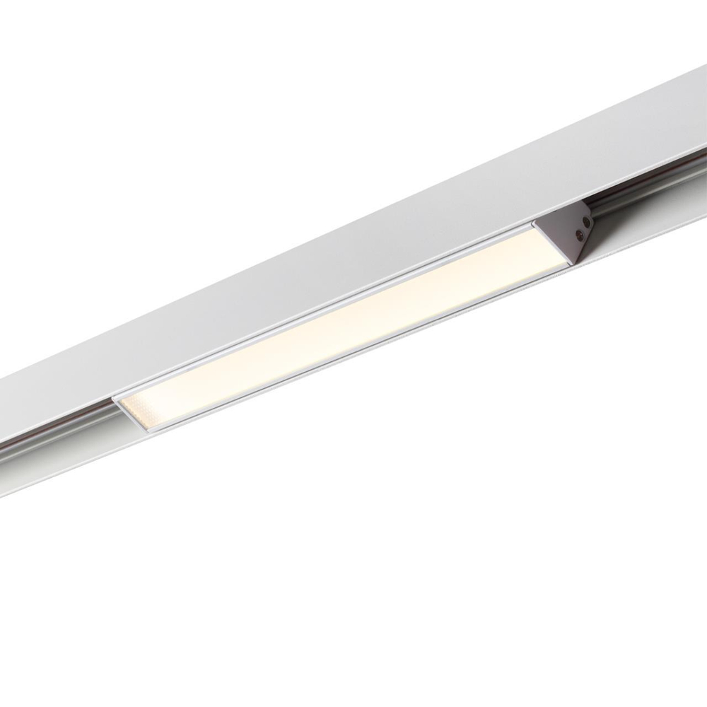 358617 SHINO NT21 064 белый Трековый низковольтный св-к диммируемый с ДУ, со сменой цв.температуры IP20 LED 3000~6500К 12W 48V FLUM