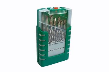 Набор сверл по металлу HSS 21пр.(1,1.5,2,2.5,3,3.2,3.5,4,4.5,4.8,5,5.5,6,6.5,7,7.5,8,8.5,9,9.5,10мм), в пластиковом футляре RockForce##Rock FORCE RF-924U21S