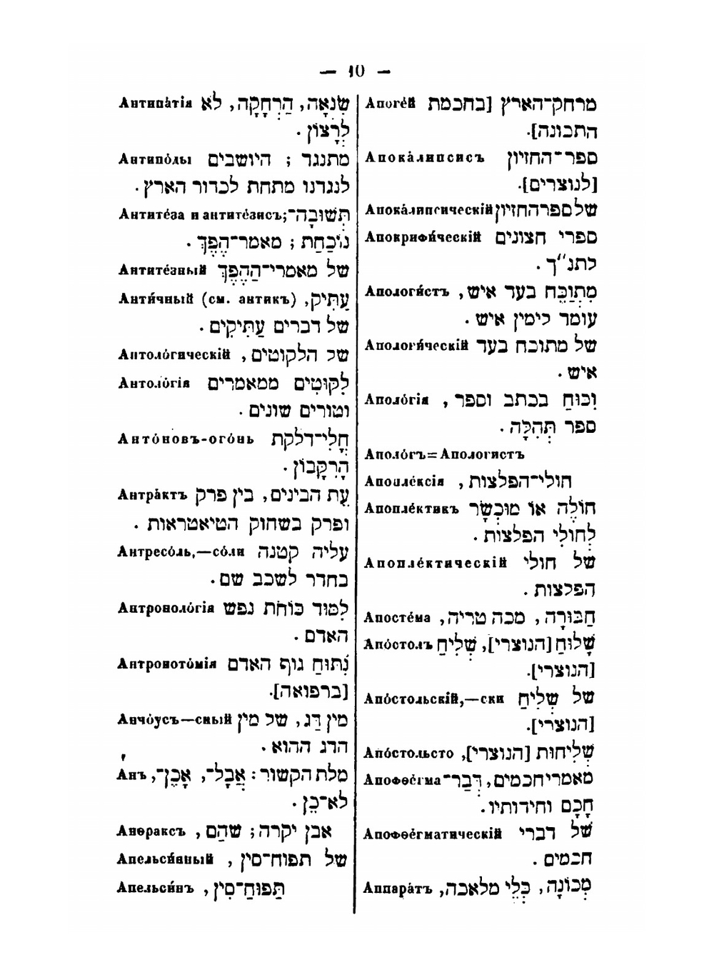 Русско-еврейский словарь | Нет автора