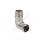 Угольник сталь нерж AISI 316L 90гр Дн 22х3/4" Ру16 пресс/НР Inoxpres RM 197304022