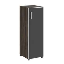 Yalta Шкаф узкий LT.SU-2.4 R (R) black Дуб Мали/Стекло Black 400*450*1195