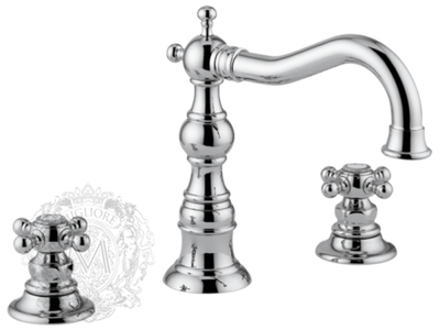 Смеситель для раковины на 3 отверстия Migliore Arcadia ML.ARC-8312.CR хром