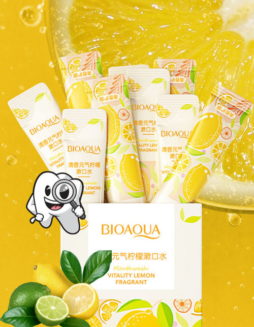 Ополаскиватель для полости рта Лимон, саше 10 мл.