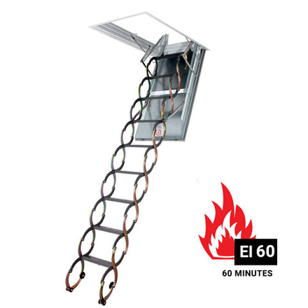 Чердачная термоизоляционная ножничная лестница FAKRO LSF