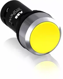 Кнопка  1SFA619100R3013  CP1-30Y-10  желтая. без фиксации  ABB