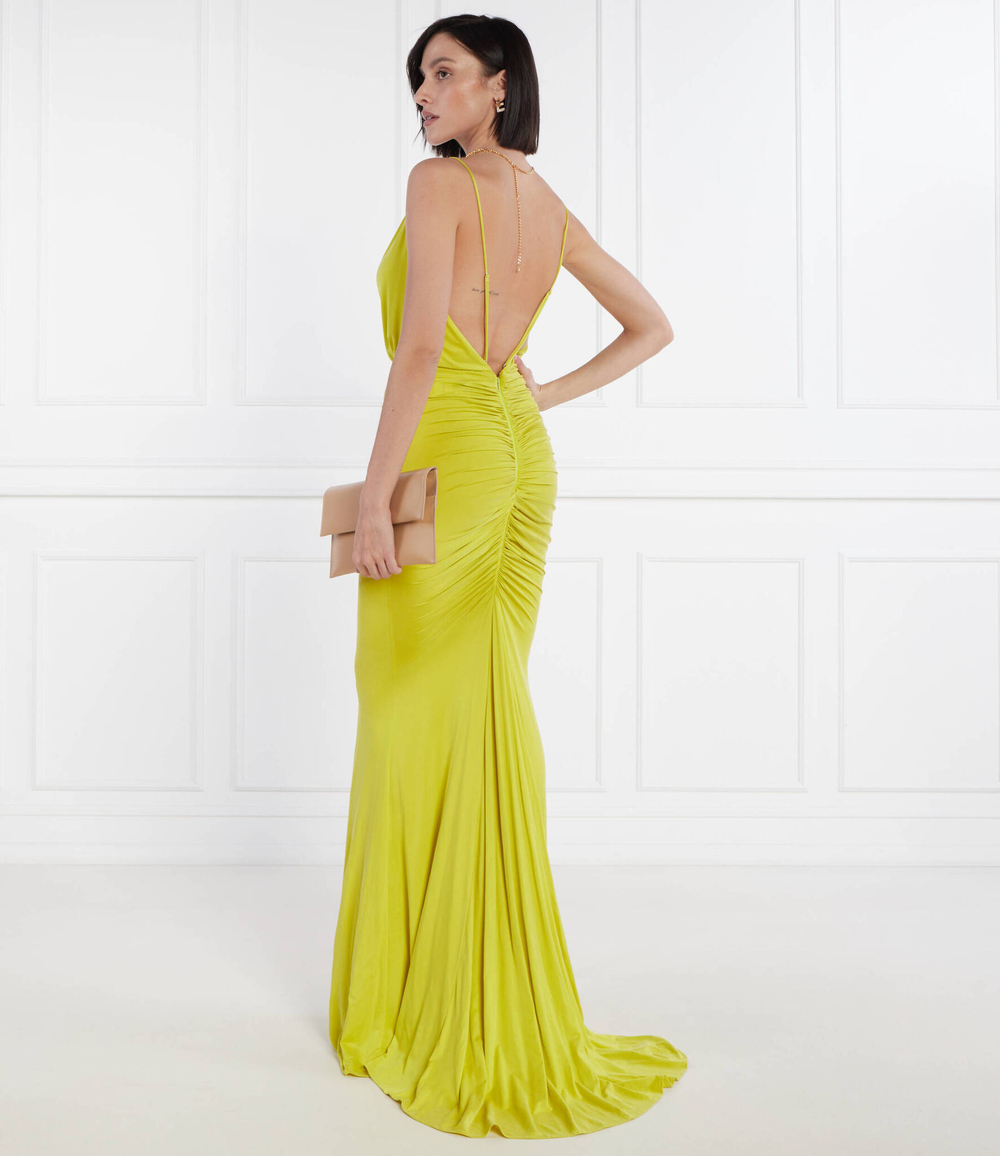 Платье Elisabetta Franchi - лимонный(AB62842E2)