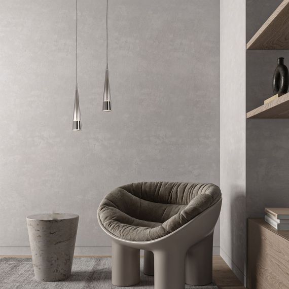 Подвесной светодиодный светильник Maytoni Sintesi P090PL-L12CH3K