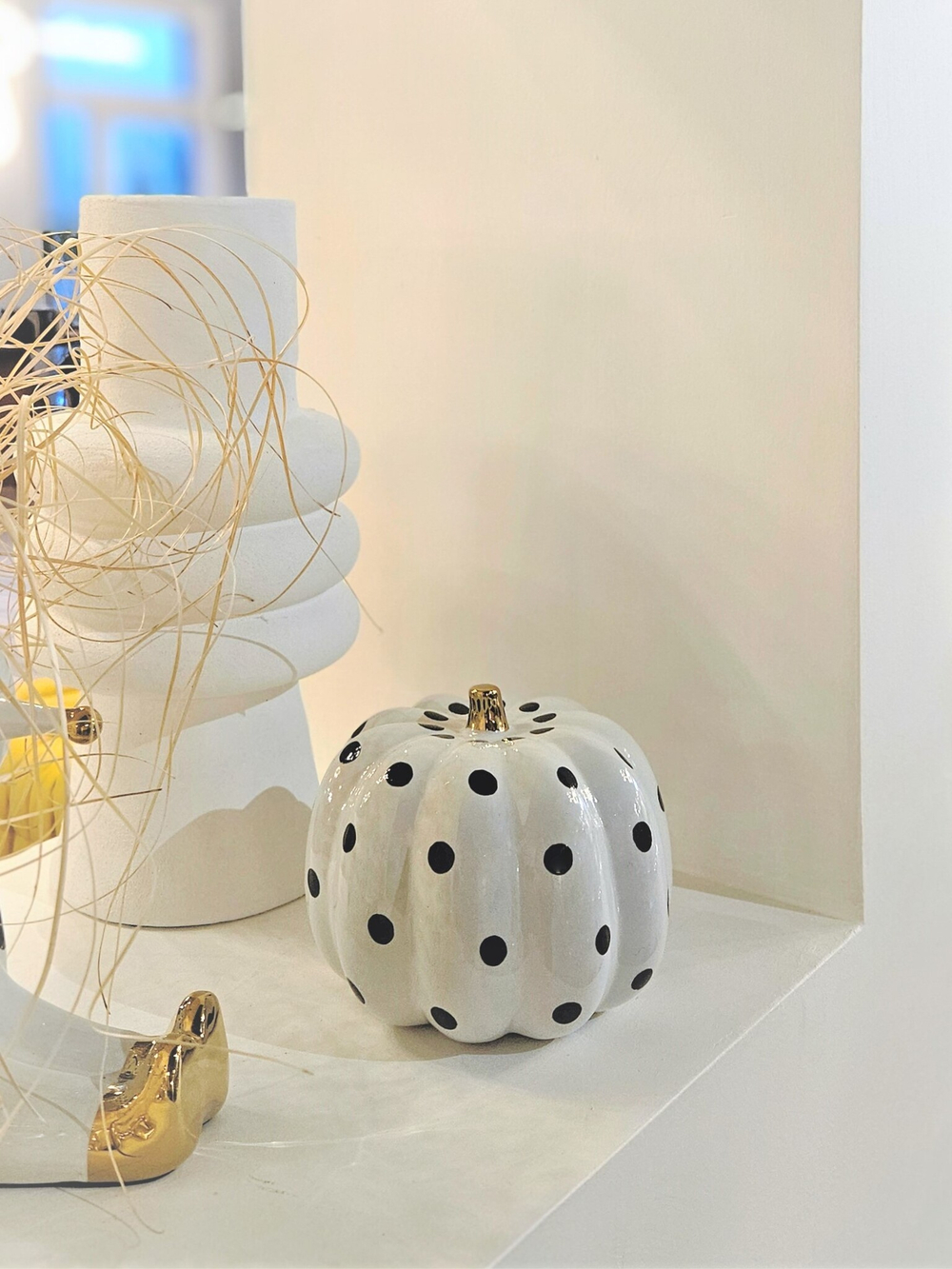 Статуэтка Grid pumpkin decoration