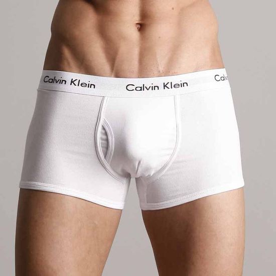 Мужские трусы боксеры белые Calvin Klein 365 White