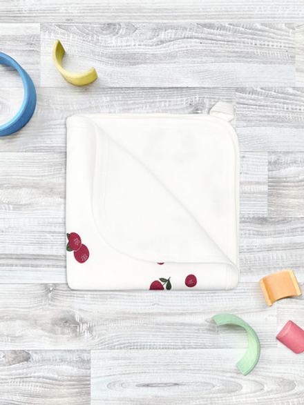 Двусторонний плед Mjölk Брусника, уценка