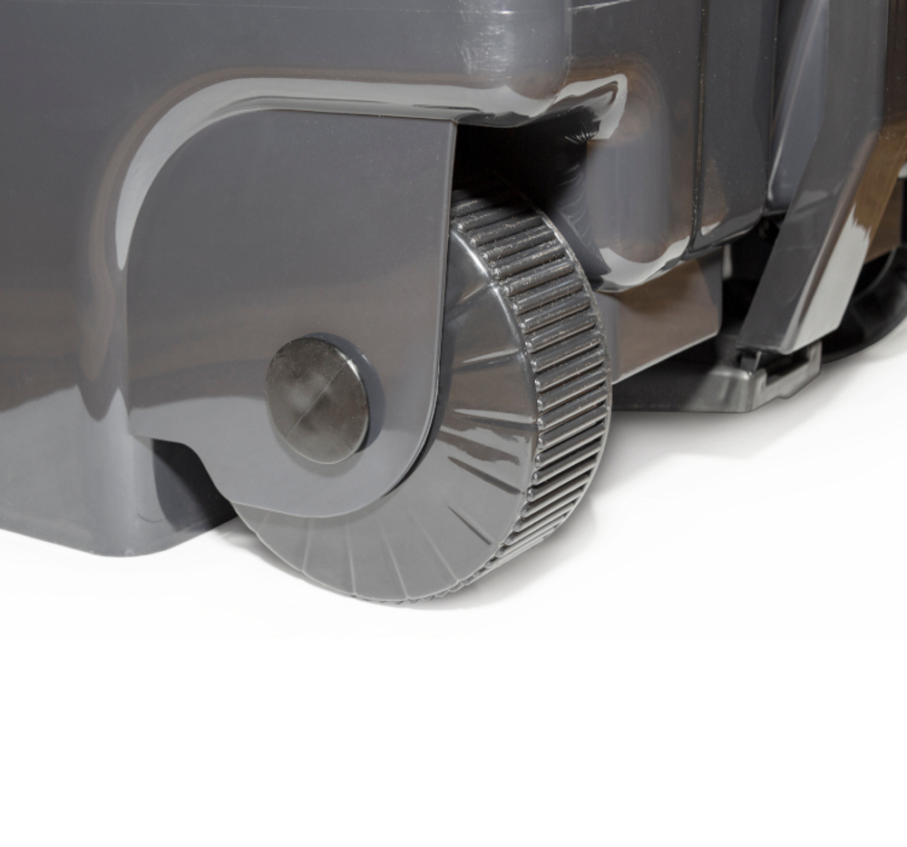 Бак для мусора 110л с педалью на колесах М2395