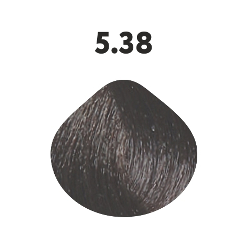 5.38 крем-краска KAARAL Baco Color Collection золотисто-коричневый светлый каштан - 100 мл.