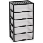 Комод "Колорит" 5-ти секцион. широкий (чёрный)