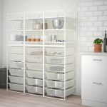 Открытый шкаф - JONAXEL IKEA/ЙОНАКСЕЛЬ ИКЕА, 51х148х173 см, белый