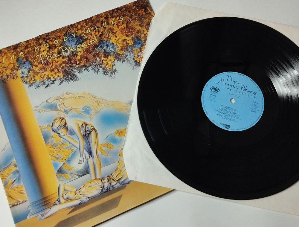 Винтажная виниловая пластинка LP The Moody Blues The Present (Germany 1983)