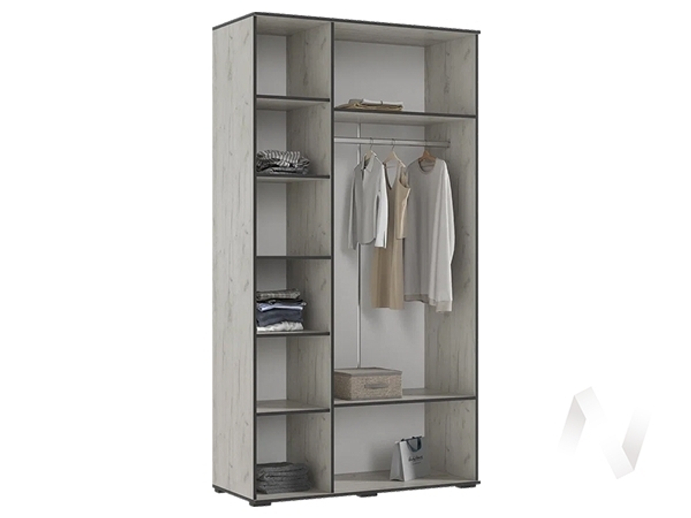 Шкаф 3-х ств.(1200) Норд (дуб крафт белый)