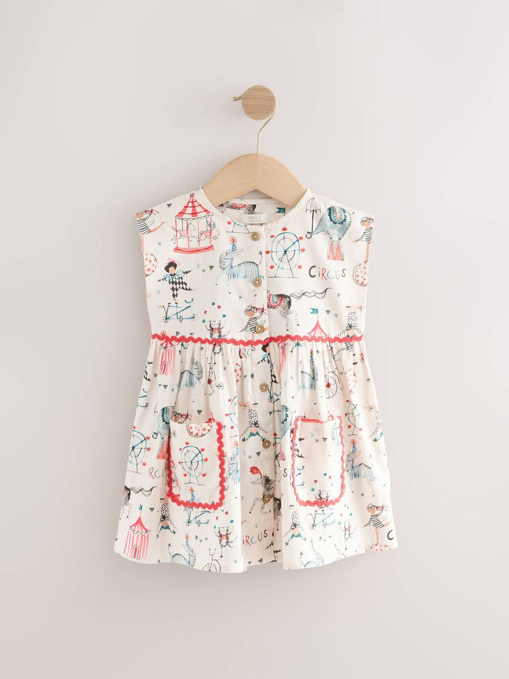 Сарафан для девочки Next AC9-279, Кремовый