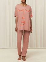 Пижама женская Triumph корица Sets PK SSL 10 CO/MD Хлопок/Модал