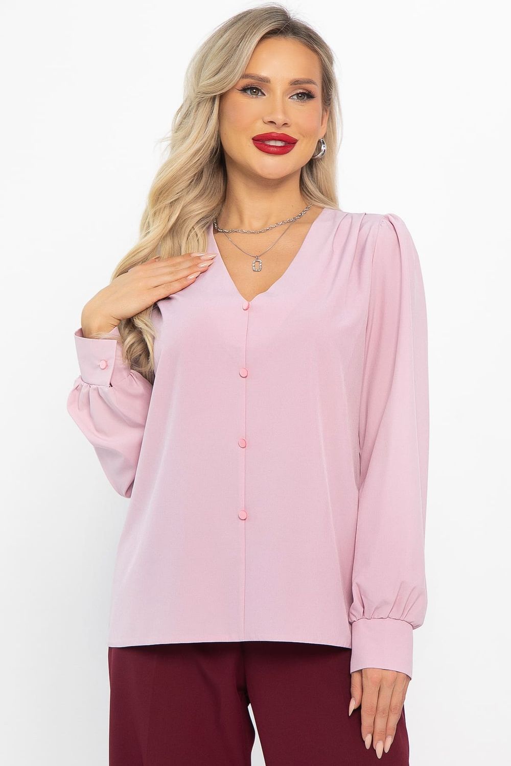 Блуза Марго (розовая) Б14634-43М LT Collection