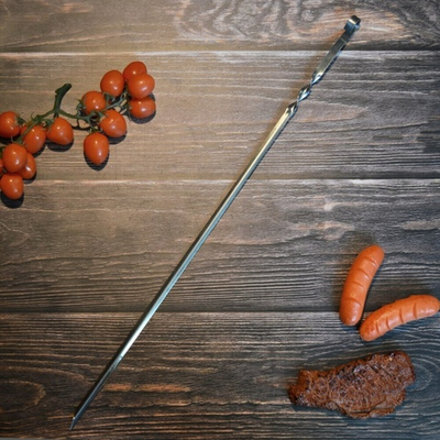 Шампур угловой 600*10*1,0мм нерж