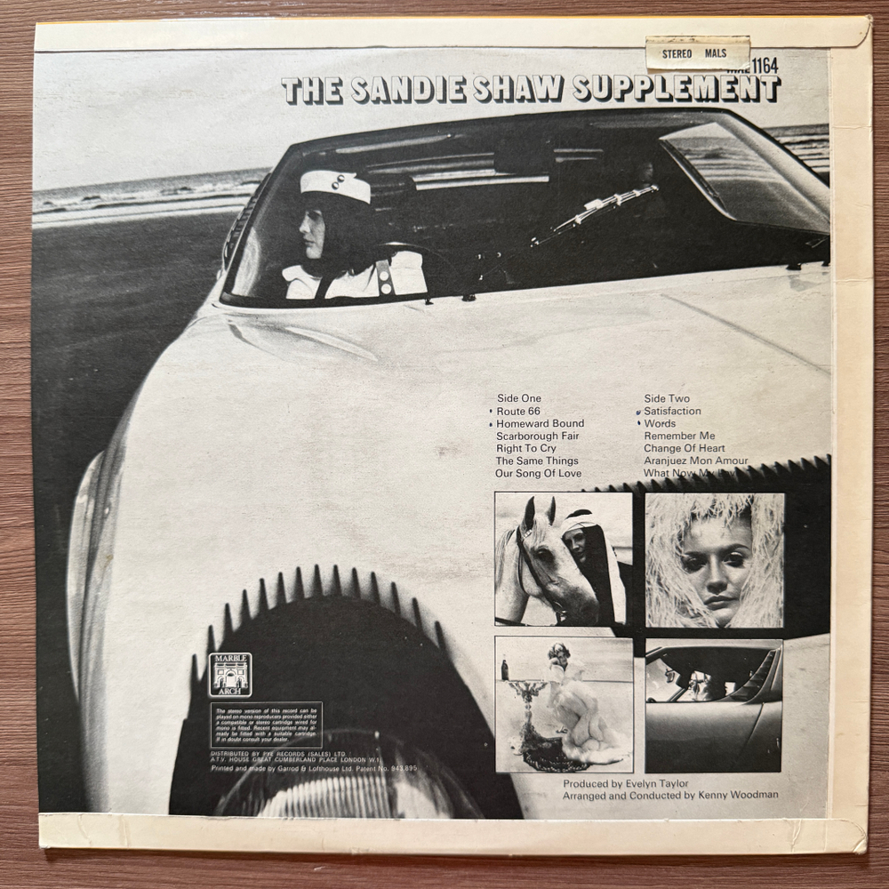 Sandie Shaw ‎– The Sandie Shaw Supplement (Англия 1969г.) Т