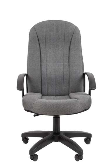 Офисное кресло Стандарт СТ-85 Россия ткань 15-13 серый NEW