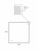 Зеркало Reflexion Ghost RF5224GH