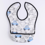 5545680 Нагрудник детский, непромокаемый с карманом «Машины» на липучке