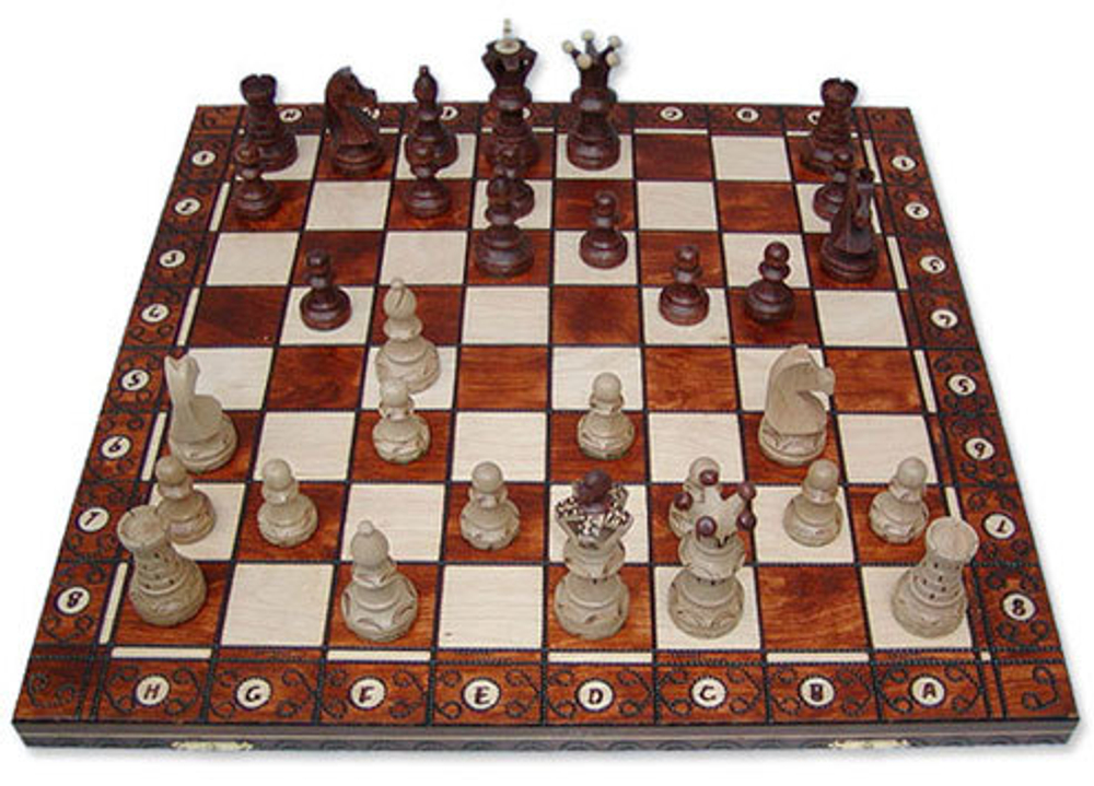 Шахматы "Амбассадор" деревянные складывающиеся u3016