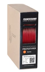 Фотография — Пластик для 3D-принтера Filamentarno ABS GF-4 рубиновый (750 г)