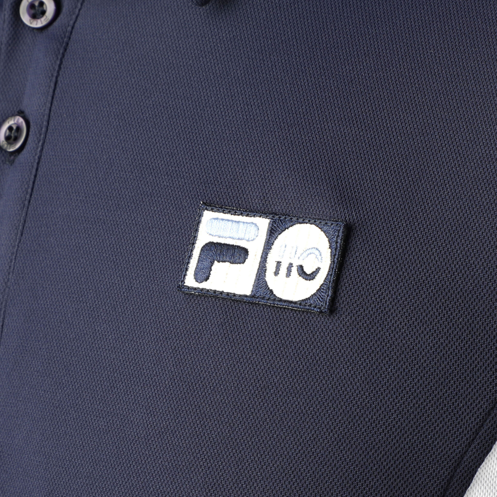 Мужское теннисное поло Fila Toby Polo Men - Dark Blue, White