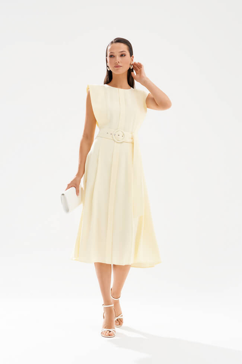 51762 Платье женское (пастельно-желтый)