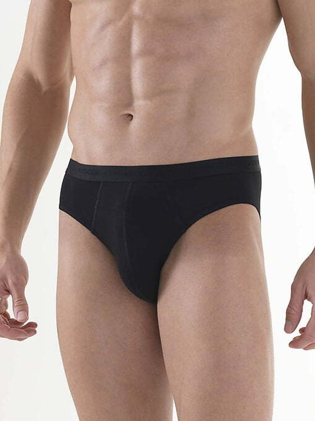 Трусы мужские слипы Aura Ultimate Stretch Cotton черный