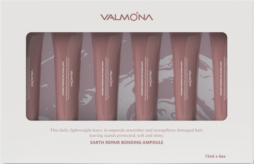 Сыворотка для волос Восстановление VALMONA Earth Repair Bonding Ampoule, 15 мл.