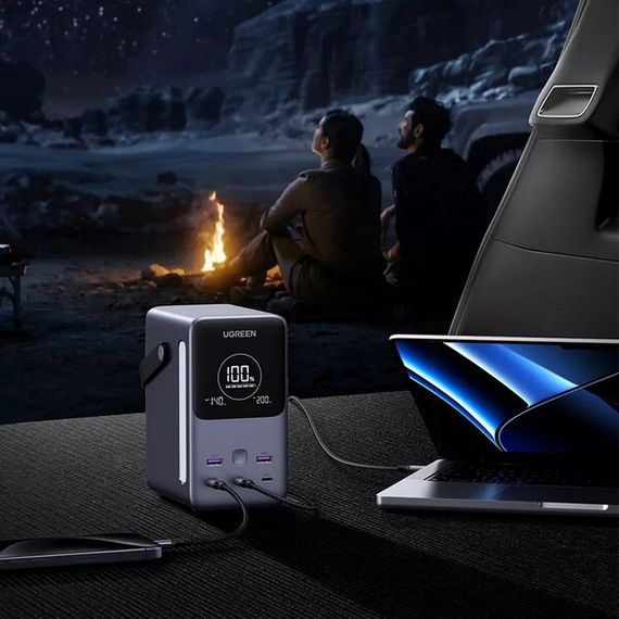 Внешний аккумулятор Ugreen PB770 48000mAh 300W (25286) серый