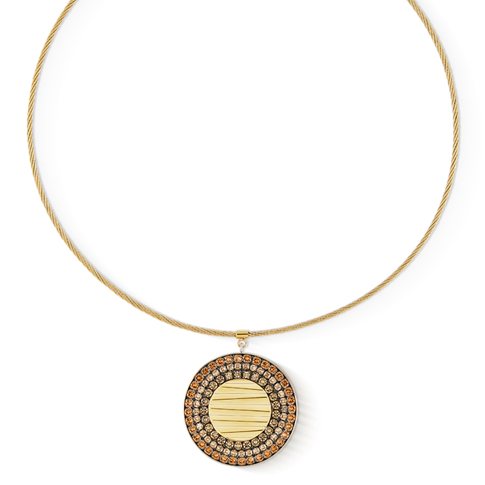 Колье Coeur de Lion Beige-Gold 2037/10-1016