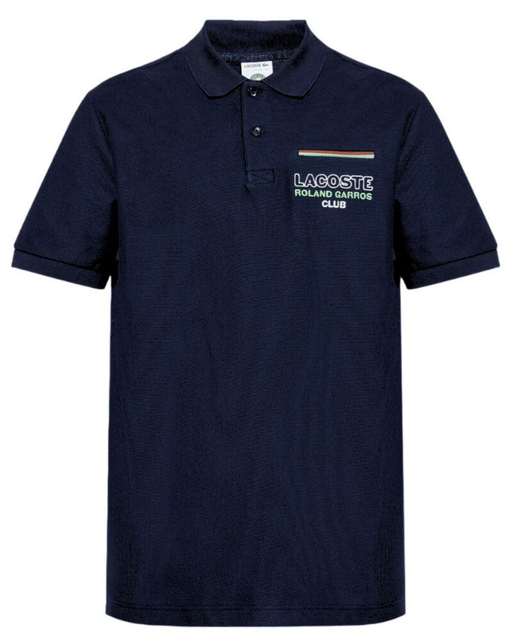 Мужское теннисное поло Lacoste Roland Garros Club - небесный