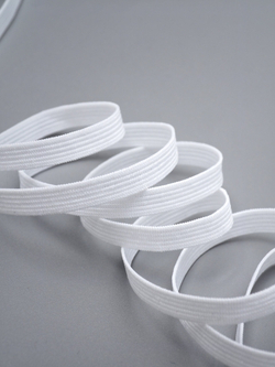 Резинка узкая бельевая белая ширина 6 мм