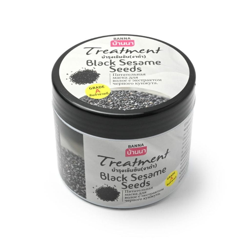 Маска для волос Banna Black Sesame Seed Hair Mask питательная Черный Кунжут 300 мл