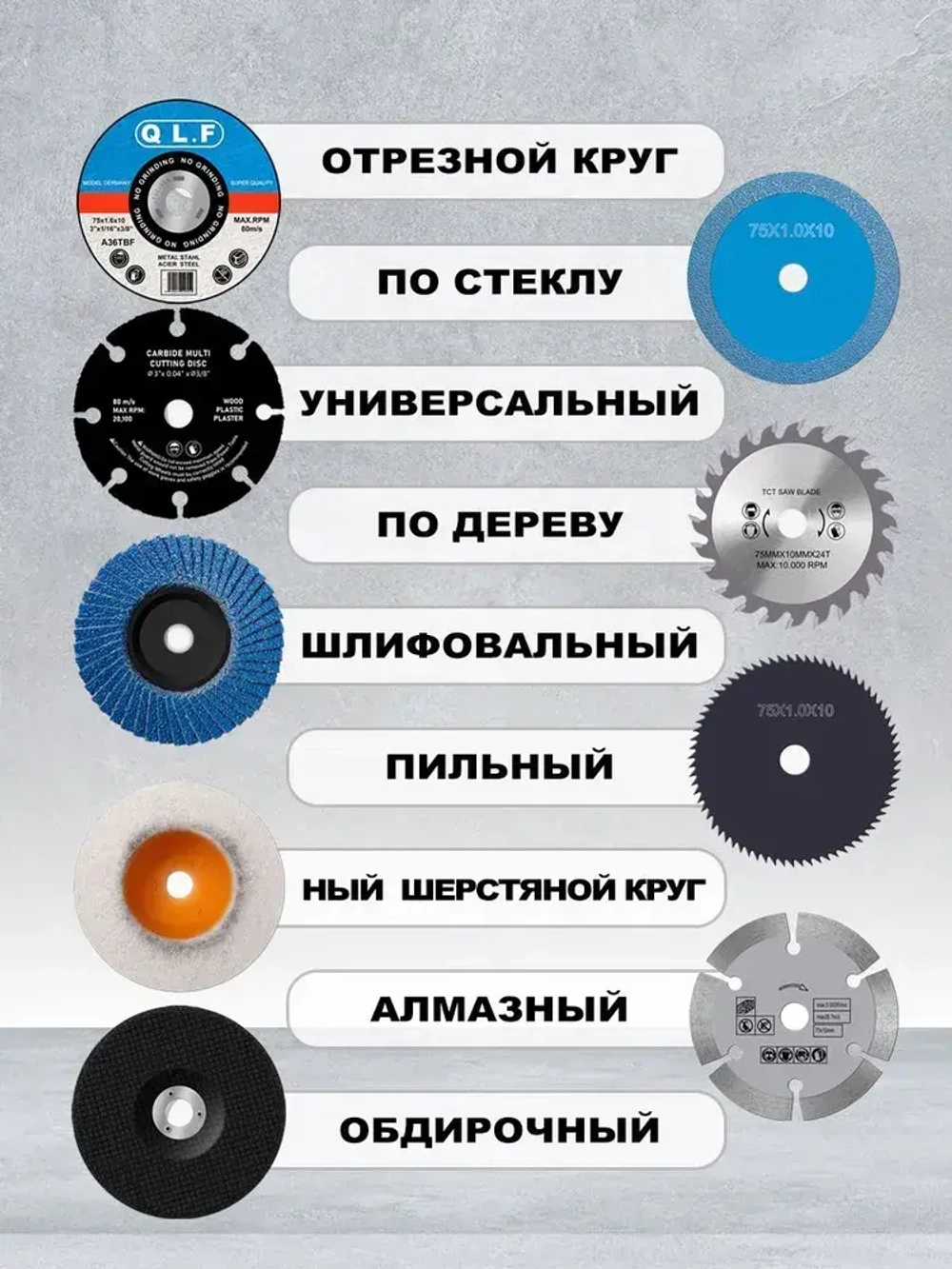 Диск пильный 76 x 8 x 10; 24 зуб.; M4